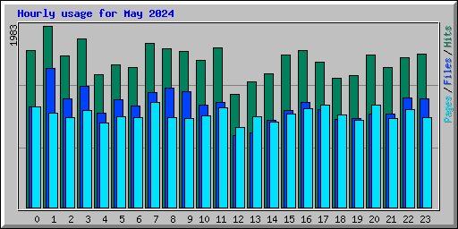 Hourly usage for May 2024